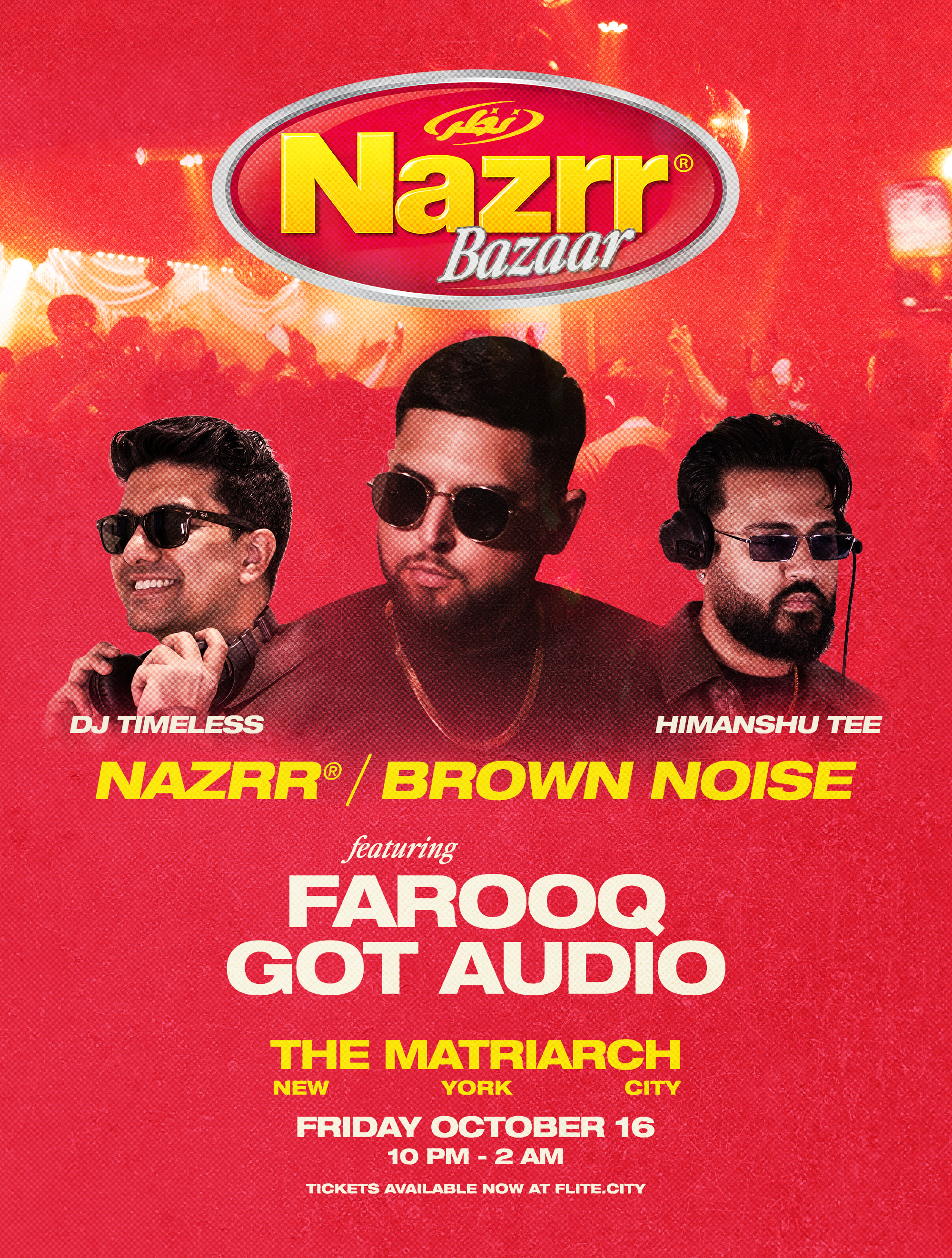 Nazrr Bazaar x Brown Noise ft. FarooqGotAudio — South Asian event in Midtown West, Manhattan