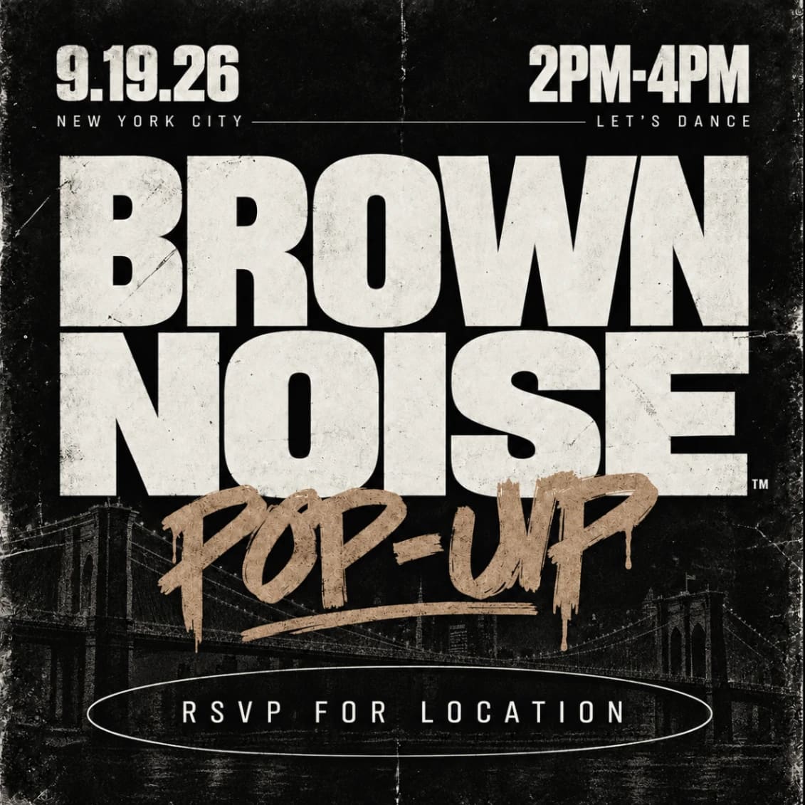 Brown Noise End of Summer Outdoor Pop-Up — South Asian event in New York