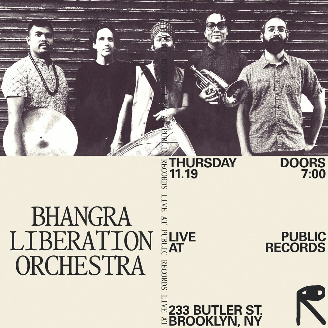Bhangra Liberation Orchestra — South Asian event in Brooklyn