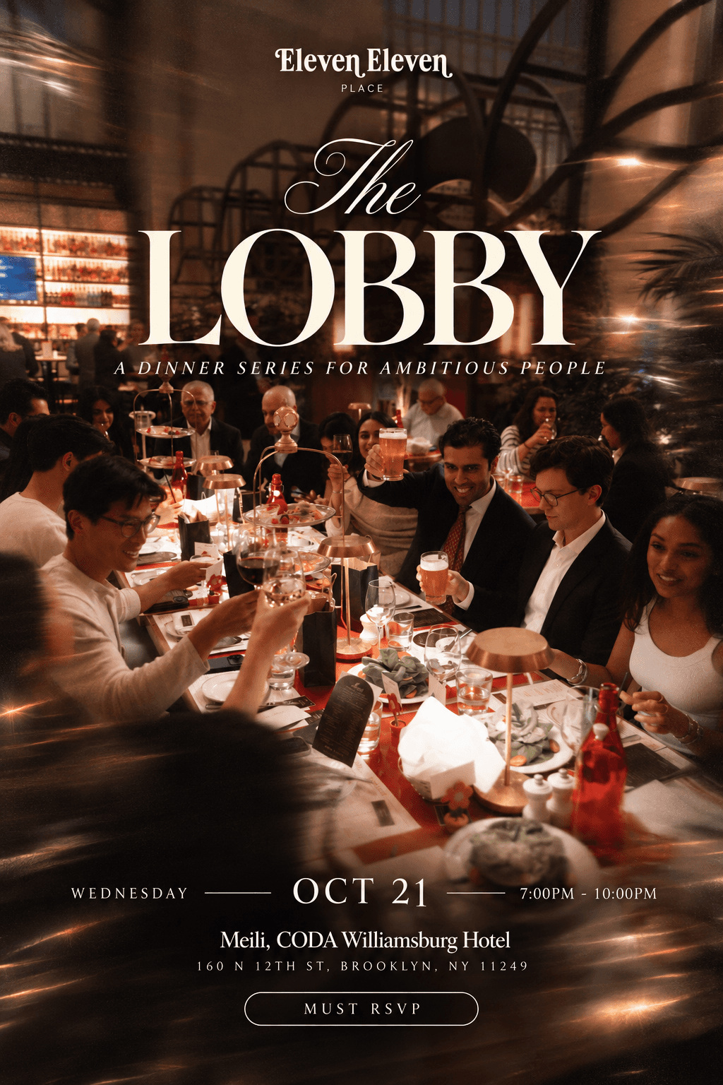 The Lobby: A Dinner Series - Tech x Creator Edition - South Asian event