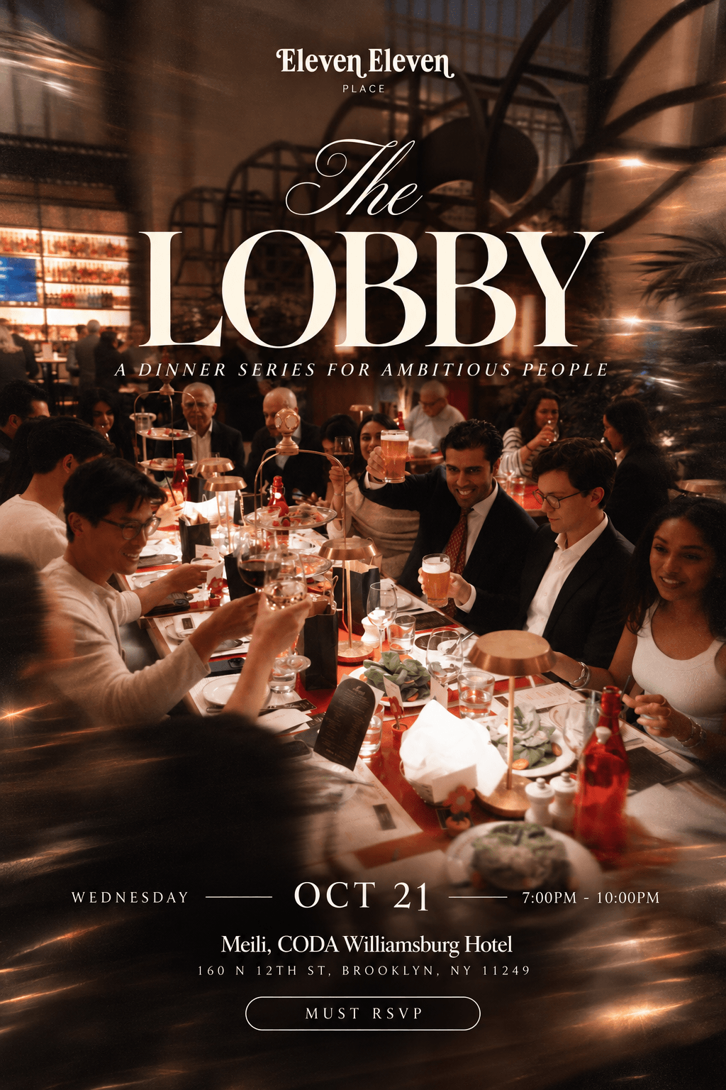 The Lobby: A Dinner Series - Tech x Creator Edition — South Asian event in Brooklyn