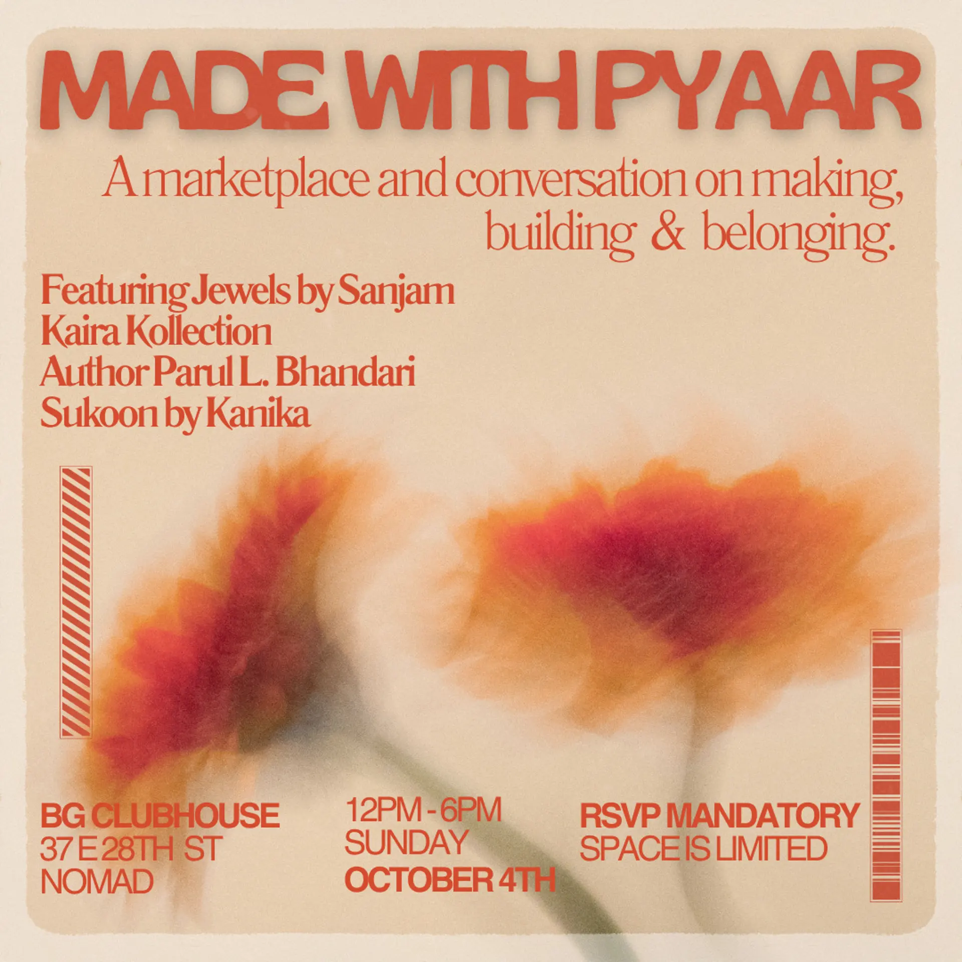 Made with Pyaar: South Asian Makers Marketplace and Panel event photography