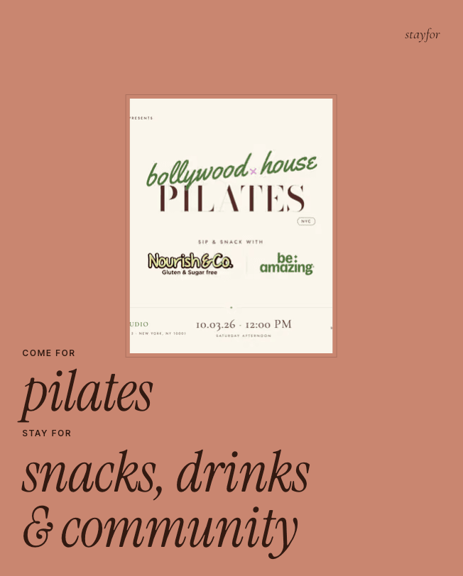 Bollywood x House Pilates with Ashna Chandra — South Asian event in New York, Manhattan