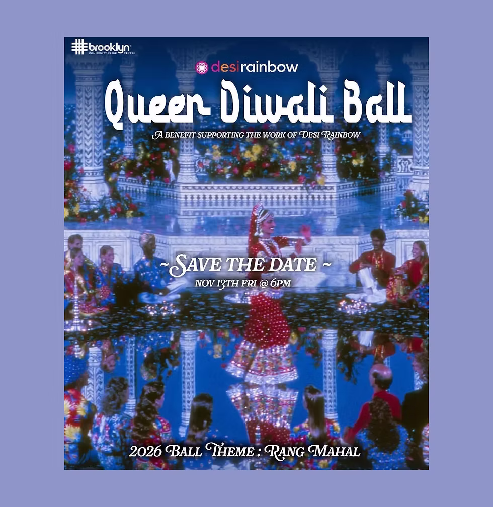 Queer Diwali Ball 2026 — South Asian event in Brooklyn
