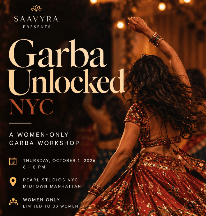 Garba Unlocked NYC: Women’s Garba Workshop event photography