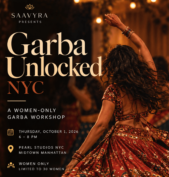 Garba Unlocked NYC: Women’s Garba Workshop — South Asian event in Midtown West / Garment District, Manhattan