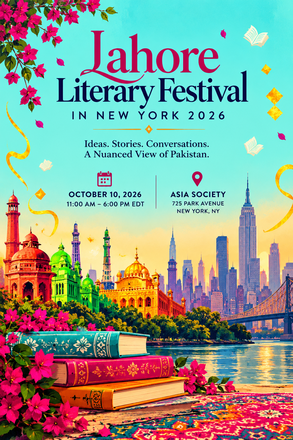 Lahore Literary Festival in New York 2026 — South Asian event in Upper East Side, Manhattan