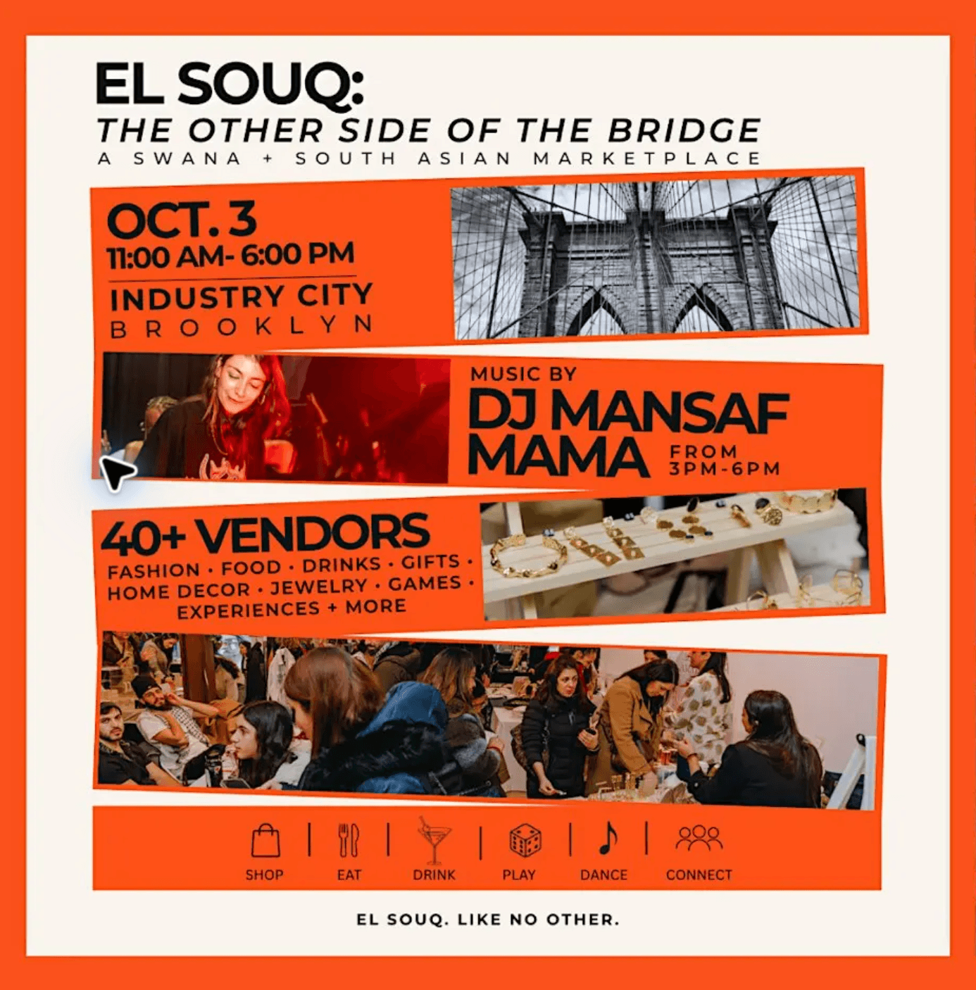 El Souq Pop-Up: SWANA and South Asian Marketplace — South Asian event in Industry City, Brooklyn, Brooklyn