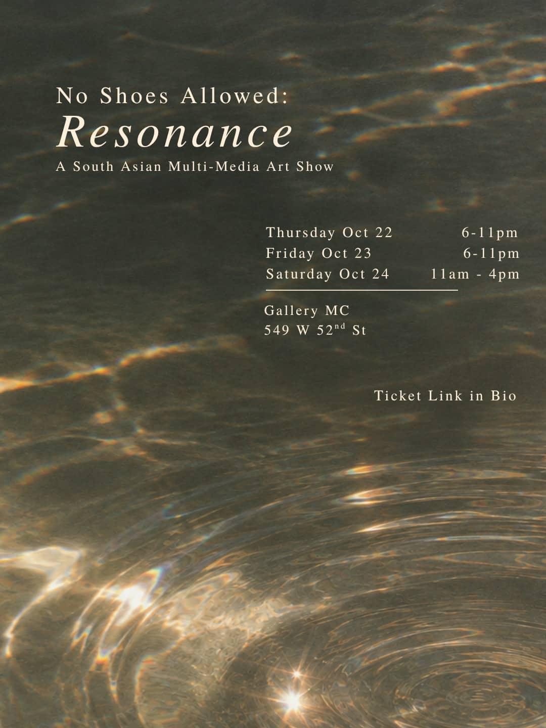 No Shoes Allowed: Resonance event photography