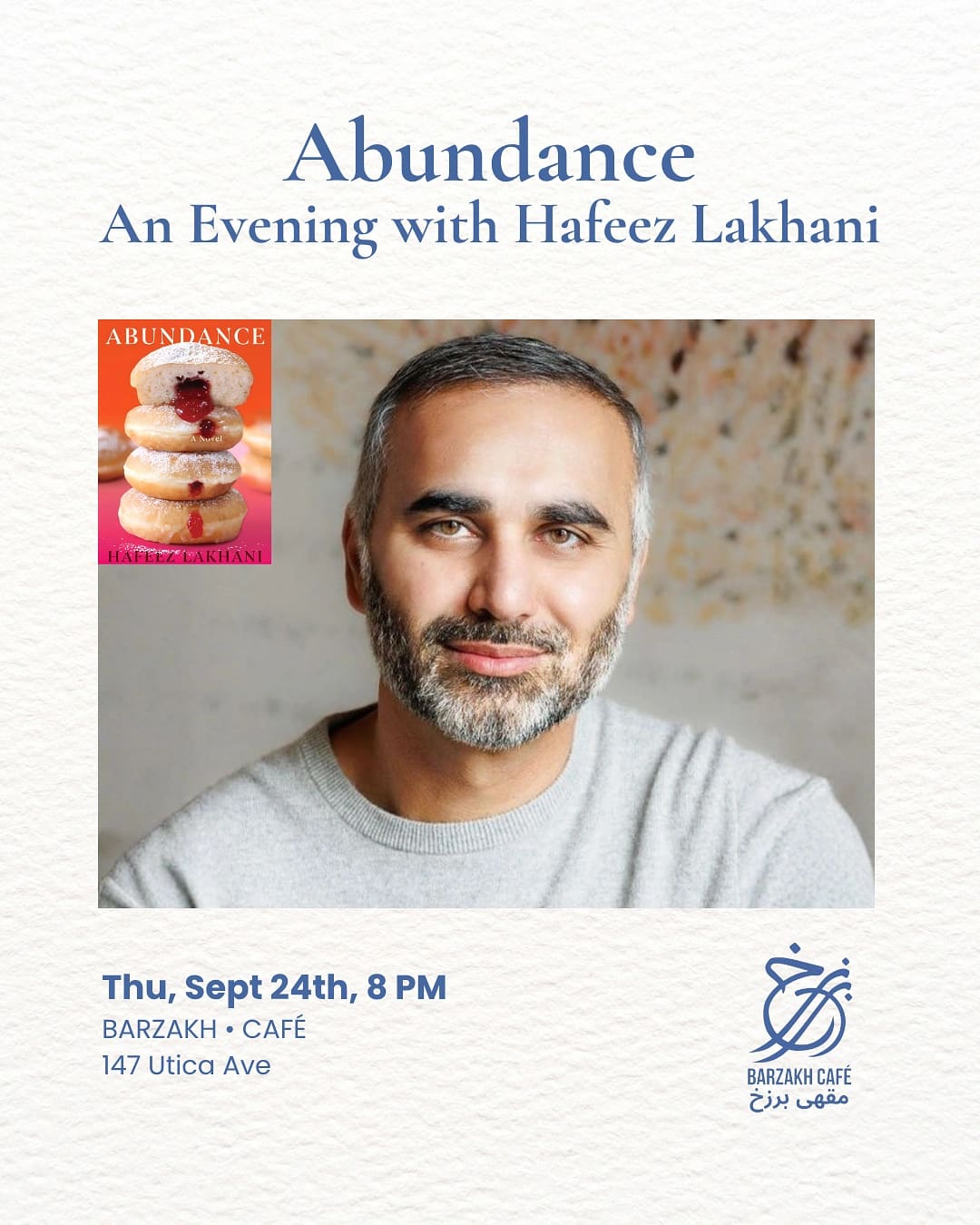Abundance: An Evening with Hafeez Lakhani — South Asian event in Crown Heights, Brooklyn