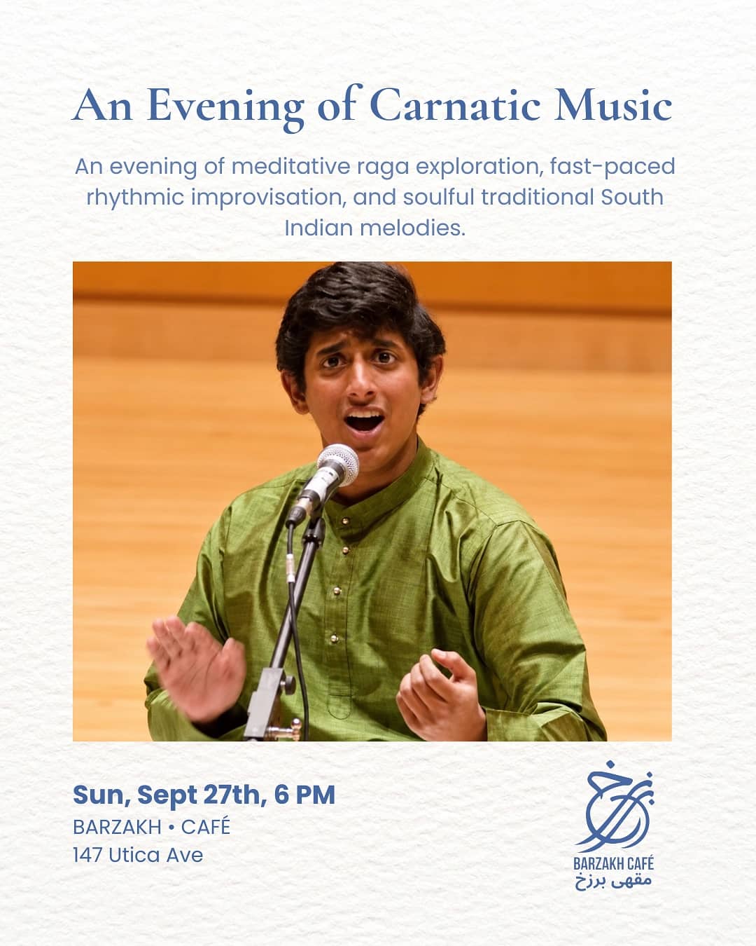An Evening of Carnatic Music event photography