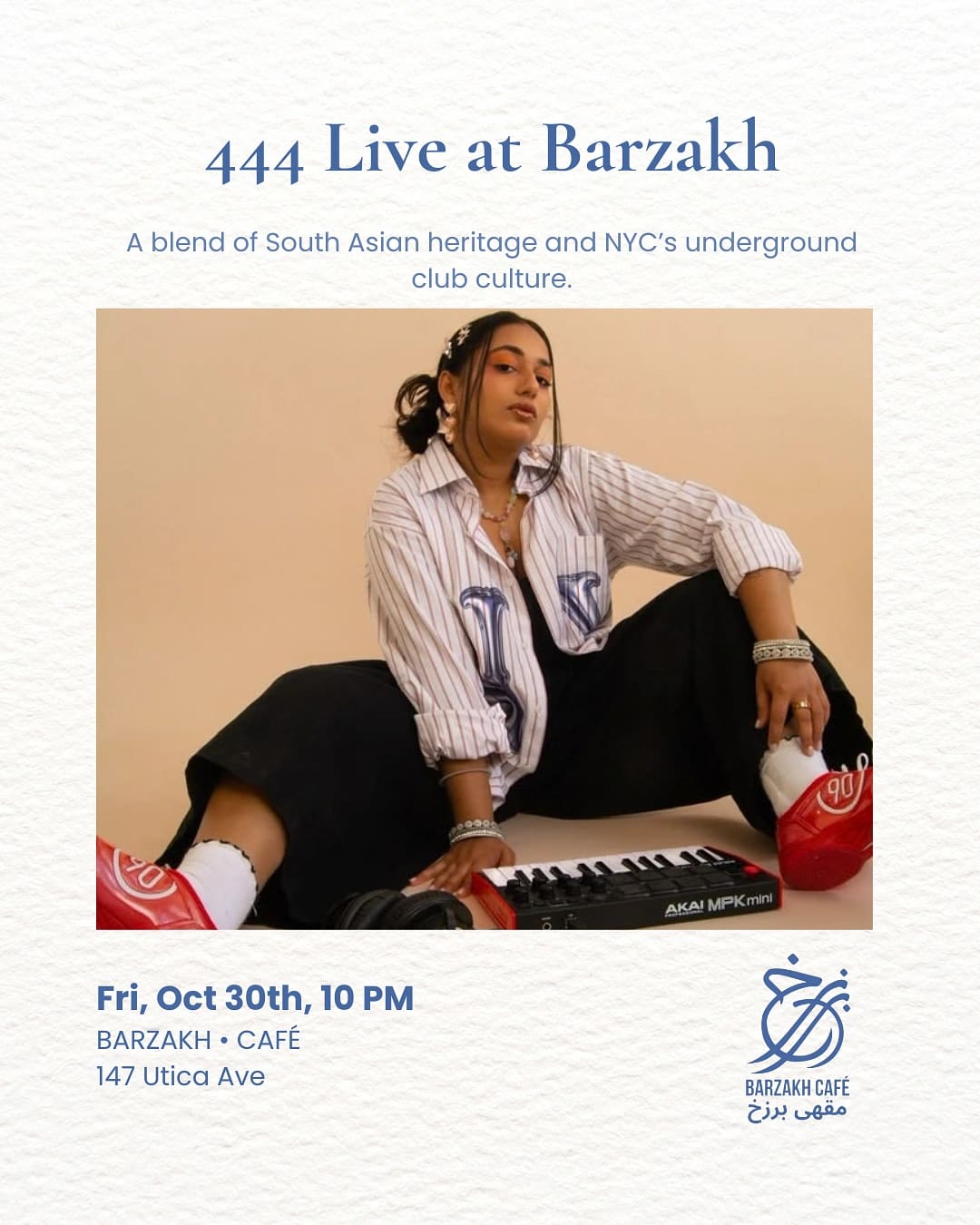 444 Live at Barzakh — South Asian event in Brooklyn