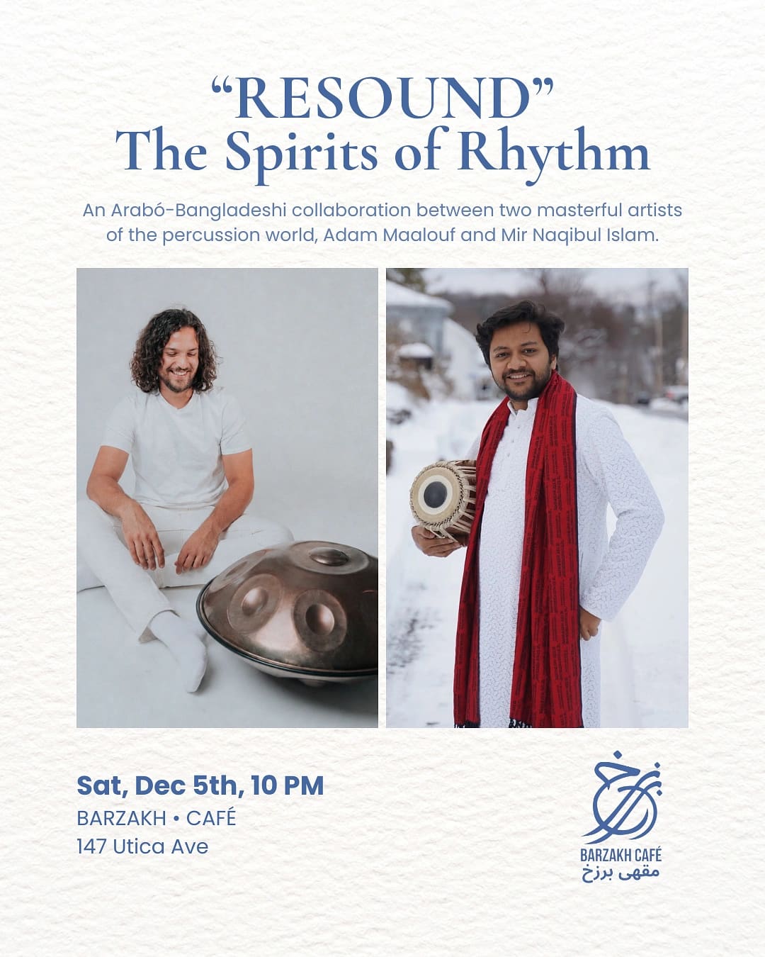 Resound: The Spirits of Rhythm — South Asian event in Brooklyn